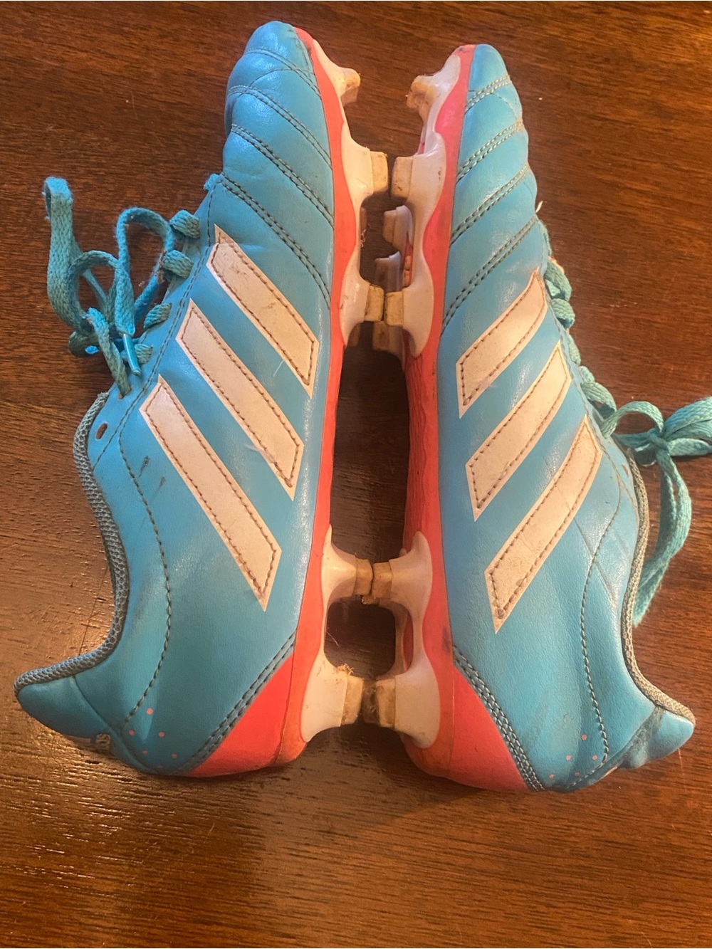 Adidas Goletto V FG Soccer futbol Cleats Light Blue Pink Women's Size 8 S75511